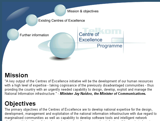 Telkom Centres of Excellence